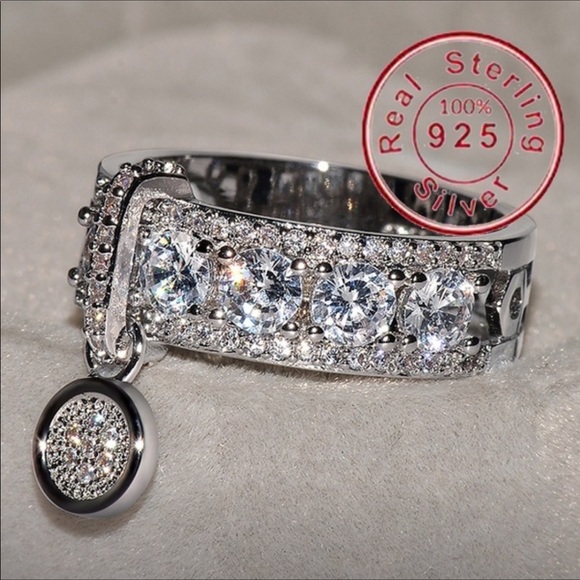 SILVER FASHION RING - Picture 1 of 2